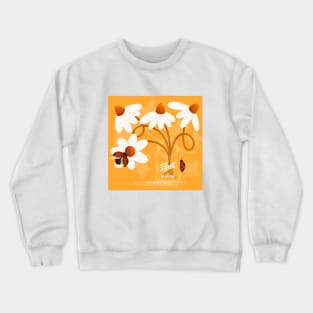 Mason Jar Daisies Crewneck Sweatshirt